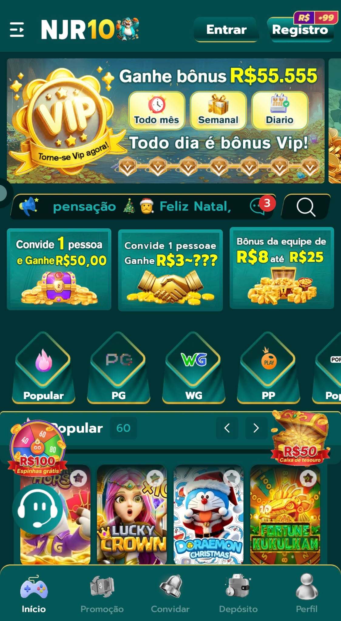 ganhando mais 